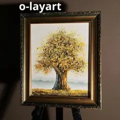 アクリル画　原画　「オータムバックヤード01」額縁付き　SMサイズ　風景画 アクリル画 原画 「オータムバックヤード01」額縁付き SMサイズ 風景画