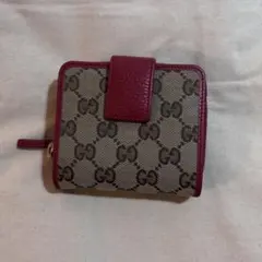 s11 GUCCI グッチ GGキャンバス ブルー 二つ折り財布 - メルカリ