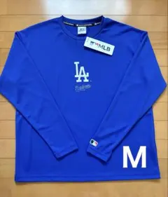 新品　MLB　ドジャース　長袖　Tシャツ　ロンT　ブルー　M