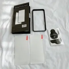 iPhone 14用ガラスフィルム　2枚　全面保護 簡単取り付け　ガイド枠付き