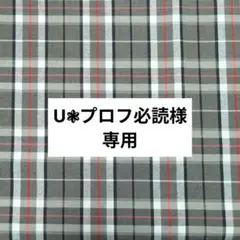 グレーのタータンチェックの2way大きめトートバッグ　肩掛けOK　A3サイズ