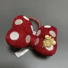 東京ディズニー　ヘアゴム　ミニーマウス　リボン