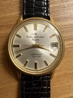 【アンティーク 美品】シチズン ジェット オートデーター 自動巻き時計 ゴールド