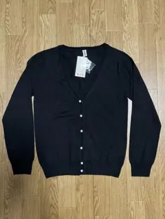 VIS／ビス　パール　 長袖Vネックカーディガン