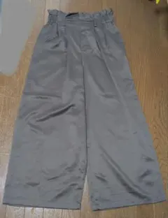 しまむら　HK WORKS LONDON ハイウエスト ワイドパンツ Mサイズ