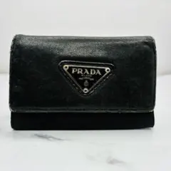 ✨三角ロゴ✨PRADA ブラダ テスートナイロン 6連キーケース - メルカリ