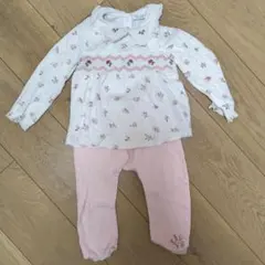 next baby 花柄ブラウスとレギンスセット 12-18ヶ月