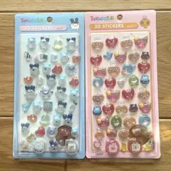 たまごっち　3Dステッカー　ボンボンドロップシール　２点セット