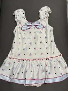 person's 女の子向けワンピース水着 セーリングボート