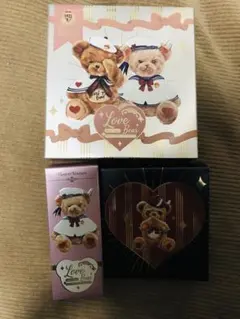 FlowerKnows ラブベア9色アイシャドウパレット レッドビーンミルクテ…