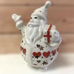 ポーリッシュポタリー 天使の置物 クリスマス柄 ガリア社 UNIKAT