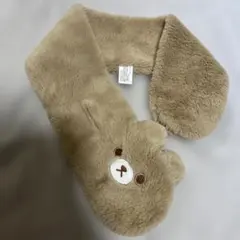 マフラー.子ども用.くま