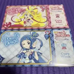 キミとアイドルプリキュア展 入場特典 チケットカード アイドル ウインク セット