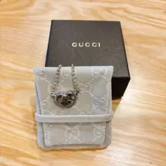 GUCCI インターロッキングハート ネックレス 箱付き
