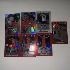 バレーボール日本代表 カード 石川祐希 甲斐優斗 髙橋健太郎 富田将馬