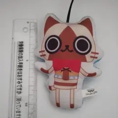 モンハン日記　ぽかぽかアイルー村G　ゴムひも付き　画面がふけるマスコット