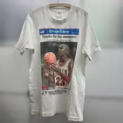 【NBA Tシャツ】マイケルジョーダン ニュースペーパー 1993.10.13