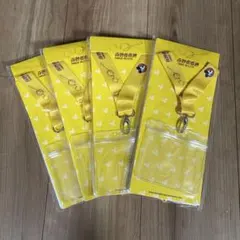 【新品未開封】香港ディズニーランド ネックストラップ 4個セット