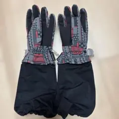 子供用 防水スキーグローブ グレー