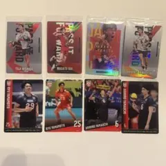 バレーボール男子日本代表 クリアカード 8枚セット