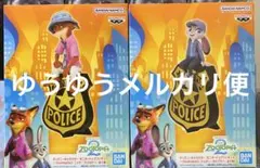 ズートピア2 モニタートップフィギュア　ニックワイルド ジュディポップス セット