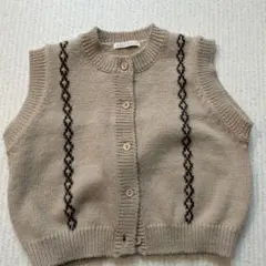 BIEN A BIEN ベビーベスト ベージュ