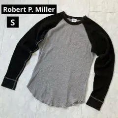 【ロバート・ピー・ミラー】USA製100％コットンサーマルラグランTシャツ◇S