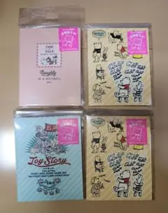 新品チップとデール＆トイ・ストーリー 付箋4パック