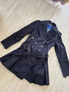BURBERRY BLUE LABEL ブラックトレンチコート 36