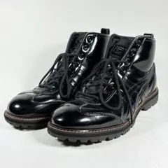 美品 オニツカタイガー メキシコリンカン ブーツ1183A748 エナメル 25