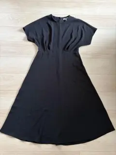 H&M 半袖 ロングワンピース ブラック　お値下げ