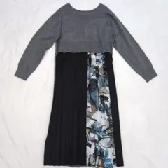 loaf LE TRICOT ロフ OSMOSIS グレーニットワンピース