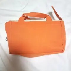 折りたたみ保冷トートバッグ　オレンジ