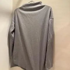 COMME CA ISM 長袖カットソー グレー 9号