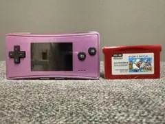 【美品】ゲームボーイミクロ ピンク＋スーパーマリオブラザーズ付