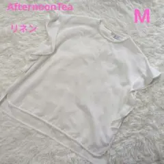 Afternoon Tea　フリルスリーブ　 リネン 　チュニック
