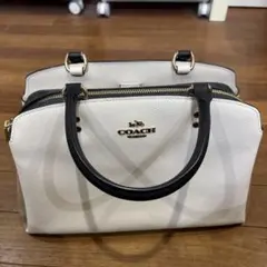 COACH ハンドバッグ ホワイト/ブラック