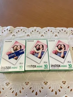 FUJIFILM instax mini フィルム 10枚入り　3個セット