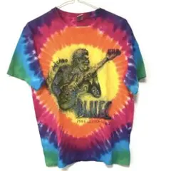 ダイダイ柄　Tシャツ　 Sundog CHICAGO BLUES  サイズ  S