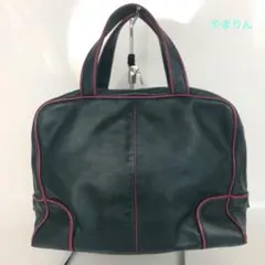 LOEWE ロエベ レザー ボストンバッグ ブラック 大容量 旅行バッグのサムネイル