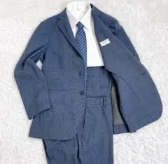 【美品】オリヒカ セットアップスーツ ストレッチ ウォッシャブル ネイビー XL