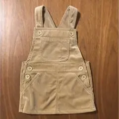 無印良品 コーデュロイ サロペット スカート 80