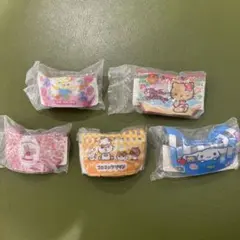 ガチャ　サンリオキャラクターズプールバッグ風ミニポーチ２　全５種