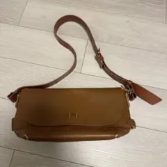 MANO FECEマノフェス　 hawkcompany ブラウンショルダーバッグ