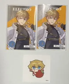 にじさんじ　8th メタルカード　ステッカー　エクス・アルビオ セット 8周年