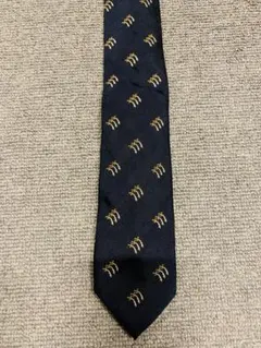 確実正規品 PRADA プラダ ネクタイ サーベル柄 ネイビー