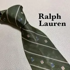 美品】Ralph Lauren／ゴルフモチーフ／リネンタイ／Italy製 - メルカリ