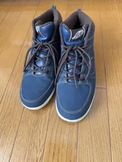 vans ネイビー ハイカット スニーカー