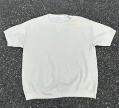 70s 80s 半袖 スウェット クリーム vintageのサムネイル