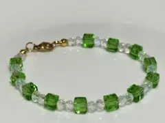 ガラスビーズブレスレット